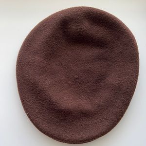 Vintage Kangol choclate brown wool flat cap